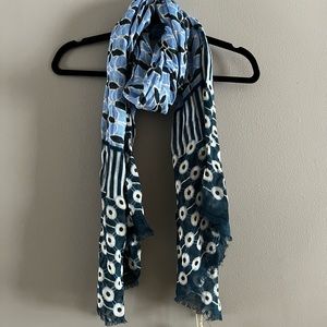 Spartina 449 Scarf (One Size) Blue/Cream